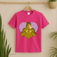Bigfoot Monster Heart Cute Gift T-Shirt thumb 2