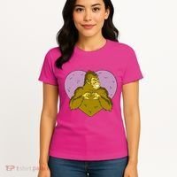 Bigfoot Monster Heart Cute Gift Women's T-Shirt thumb 4