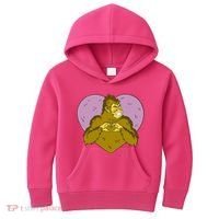 Bigfoot Monster Heart Cute Gift Kids Hoodie thumb 0