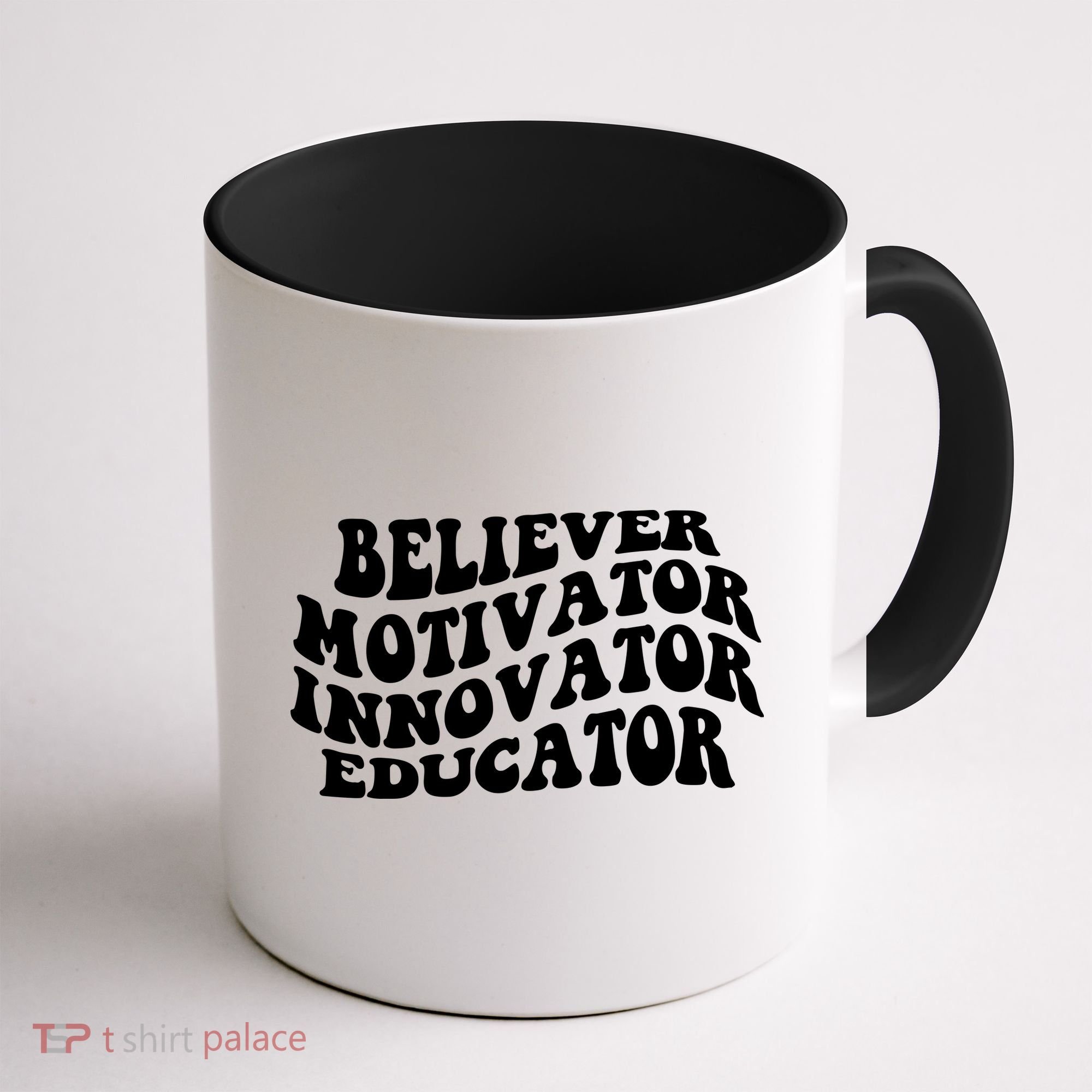 Believer Motivator Innovator Educator Retro Gift Coffee Mug