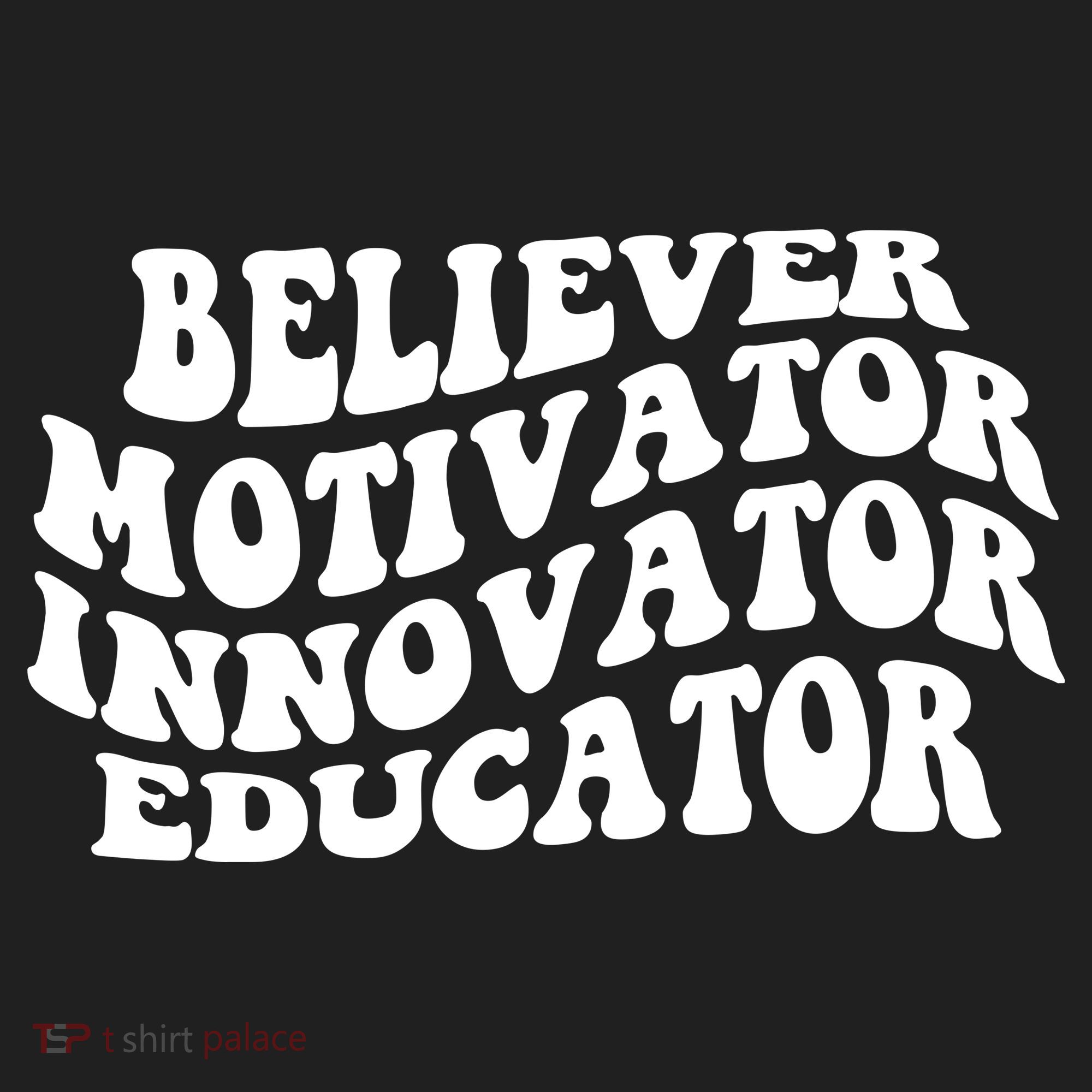 Believer Motivator Innovator Educator Retro Gift Hat