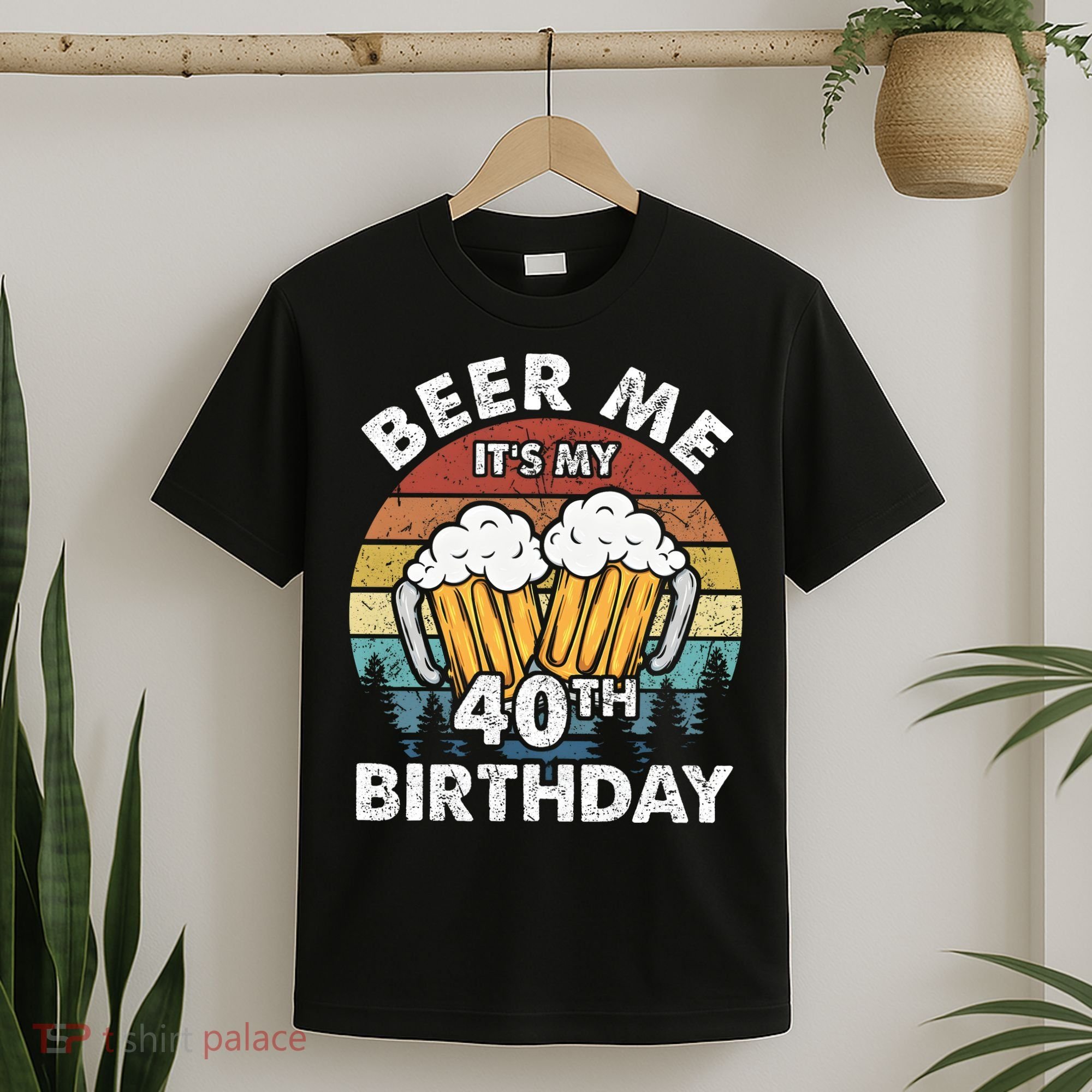 Beer Me Its My 40th Birthday Vintage T-Shirt