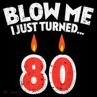Blow Me I Turned 80 80th Birthday Gag Party Coffee Mug thumb 5