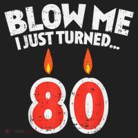 Blow Me I Turned 80 80th Birthday Gag Party 11oz C Handle Ceramic Mug thumb 5