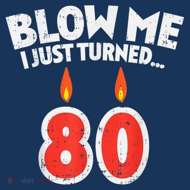 Blow Me I Turned 80 80th Birthday Gag Party Mesh Reversible Basketball Jersey Tank