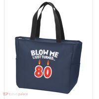Blow Me I Turned 80 80th Birthday Gag Party Tote Bag thumb 3