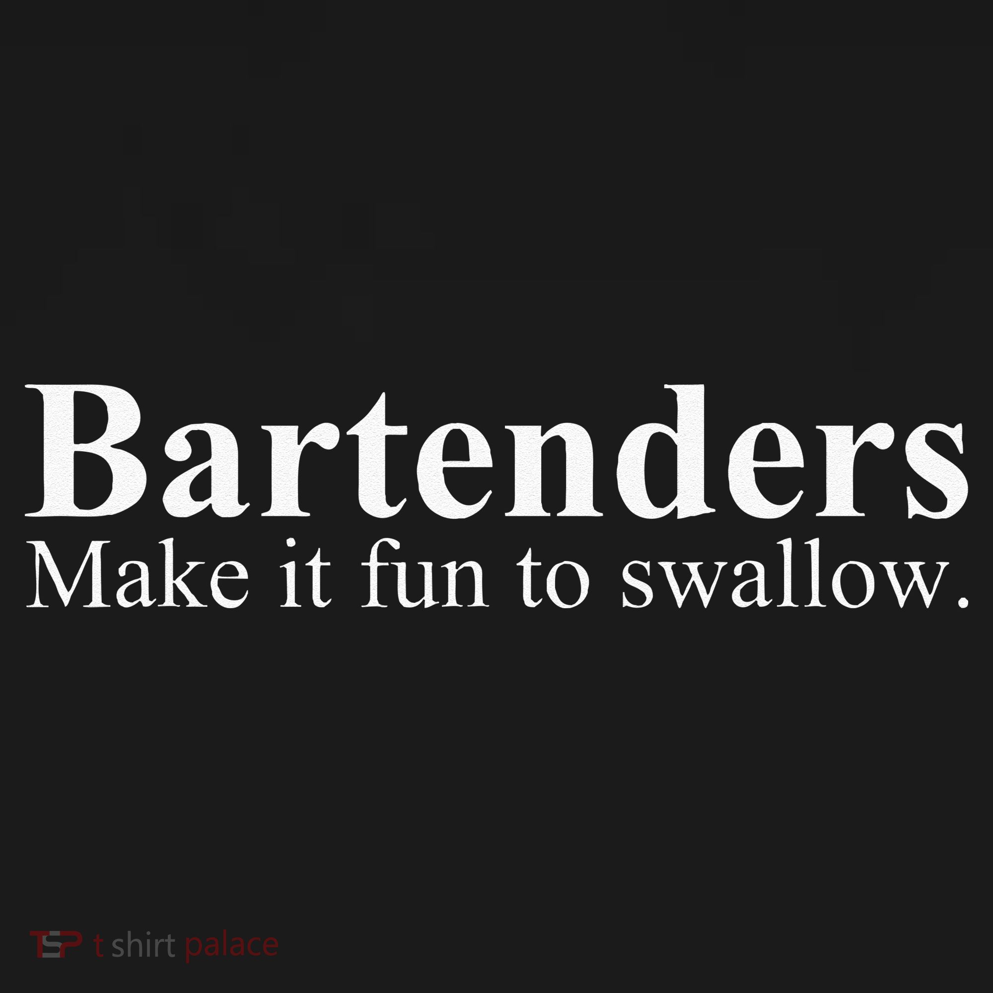 Bartenders Make It Fun To Swallow Funny Bartending Ornament