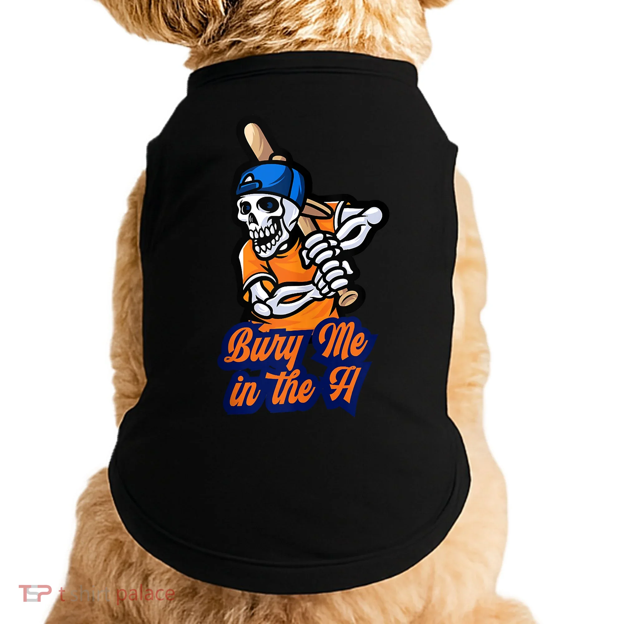 Bury Me In The H Skeleton Doggie Tank
