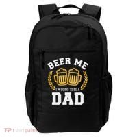Beer Me I'm Going To Be A Dad Baby Announcement Backpack thumb 0