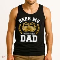 Beer Me I'm Going To Be A Dad Baby Announcement Tank Top thumb 3