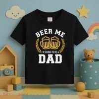 Beer Me I'm Going To Be A Dad Baby Announcement Toddler T-Shirt thumb 3