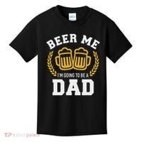 Beer Me I'm Going To Be A Dad Baby Announcement Kids T-Shirt thumb 0