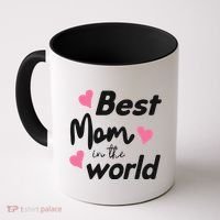 Best Mom In The World Mothers Day Heart Coffee Mug thumb 0