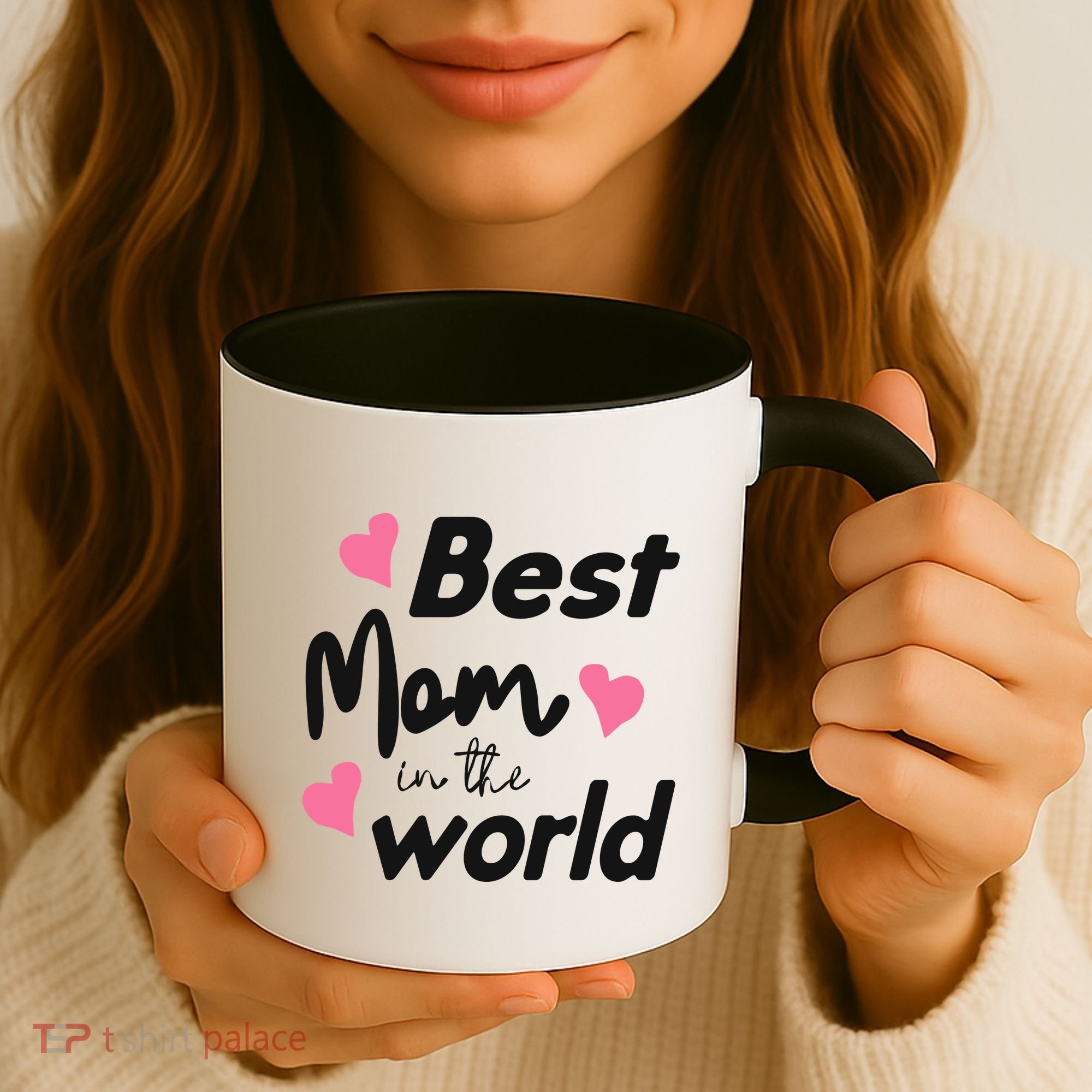 Best Mom In The World Mothers Day Heart Coffee Mug