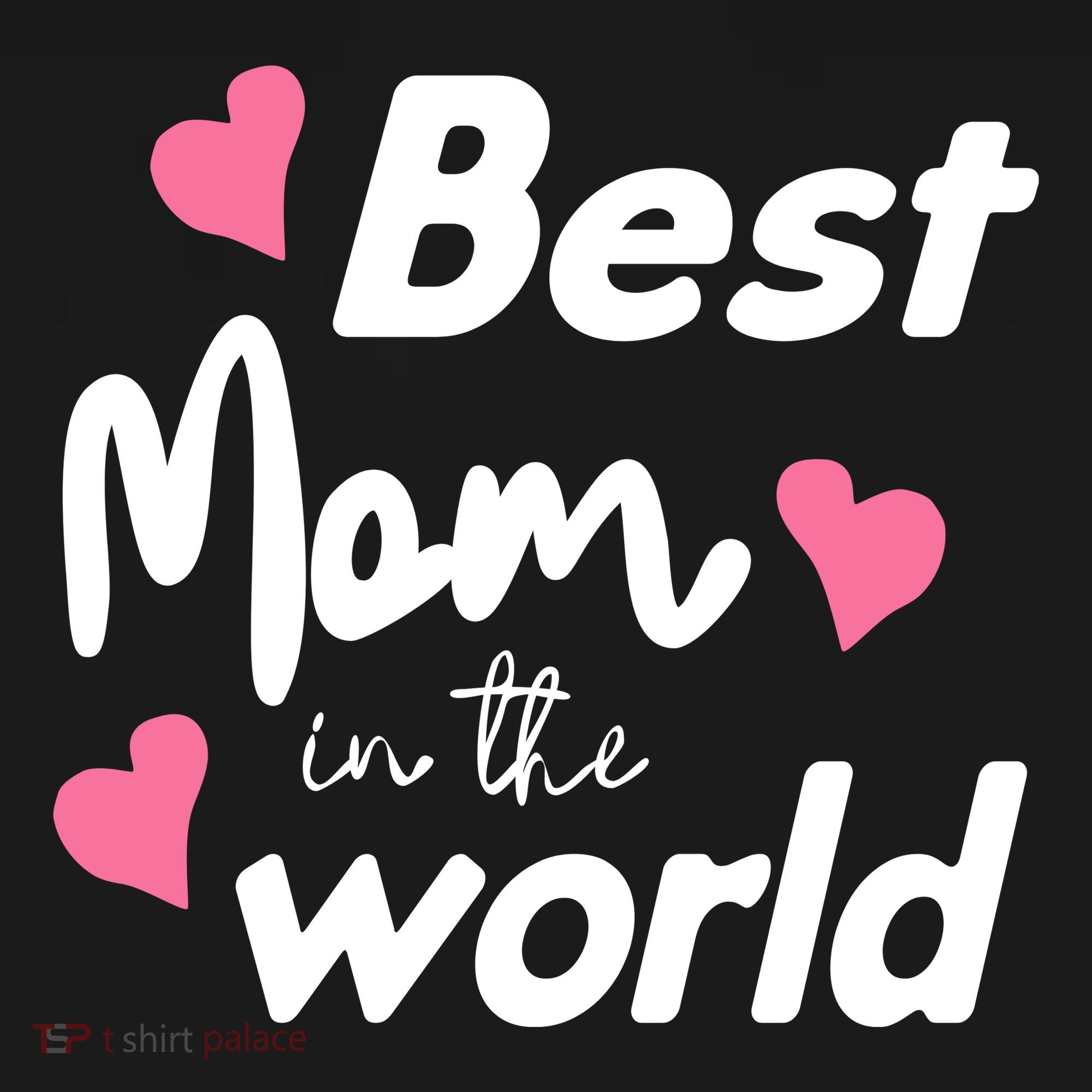 Best Mom In The World Mothers Day Heart Women's Hoodie