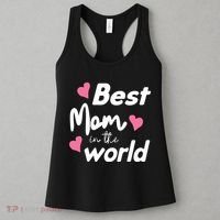 Best Mom In The World Mothers Day Heart Women's Tank Top thumb 3