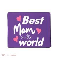 Best Mom In The World Mothers Day Heart Mousepad thumb 0