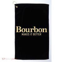 Bourbon Makes It Better Golf Towel thumb 0