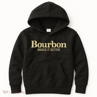 Bourbon Makes It Better Kids Hoodie thumb 0