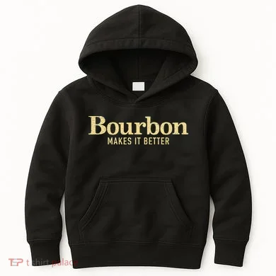Bourbon Makes It Better Kids Hoodie