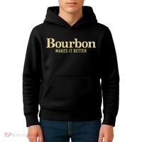 Bourbon Makes It Better Kids Hoodie thumb 4
