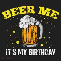 Beer Me It's My Birthday Bday Beer Lover Party Golf Towel thumb 3