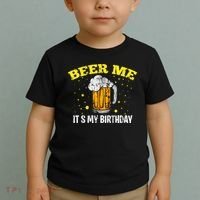 Beer Me It's My Birthday Bday Beer Lover Party Toddler T-Shirt thumb 2