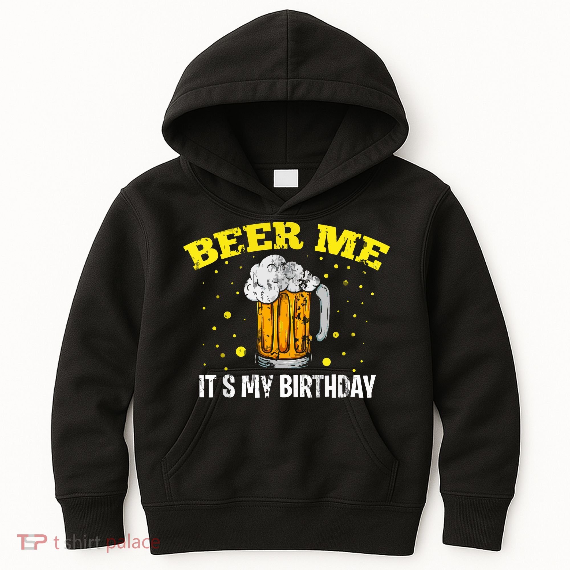 Beer Me It's My Birthday Bday Beer Lover Party Kids Hoodie