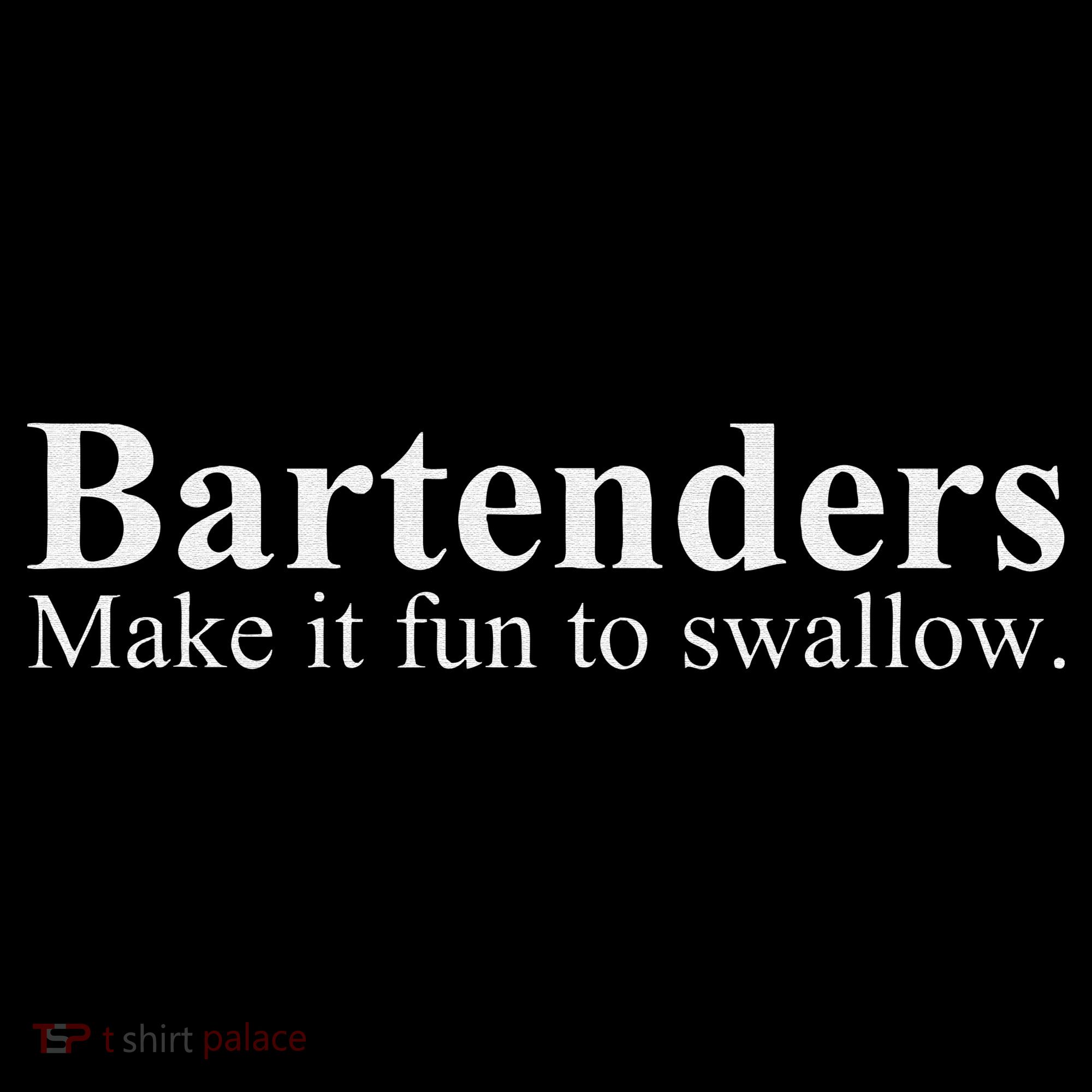 Bartenders Make It Fun To Swallow Funny Bartending Backpack