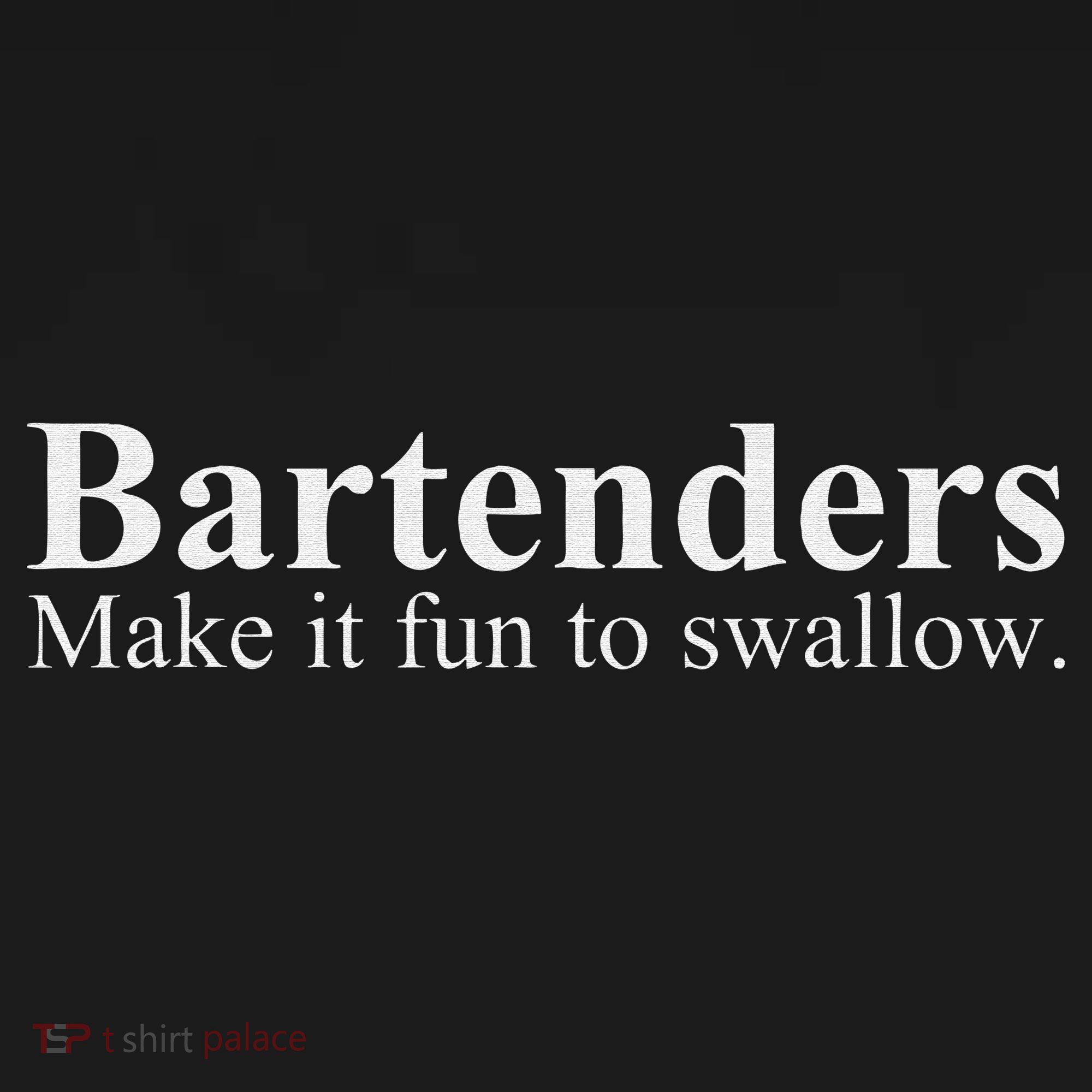 Bartenders Make It Fun To Swallow Funny Bartending Ornament