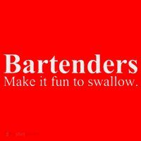 Bartenders Make It Fun To Swallow Funny Bartending Santa Hat thumb 1