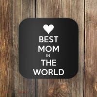 Best Mom In The World Heart Gift Coaster thumb 0
