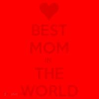 Best Mom In The World Heart Gift Santa Hat thumb 1