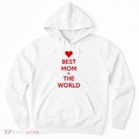 Best Mom In The World Heart Gift Hoodie thumb 0