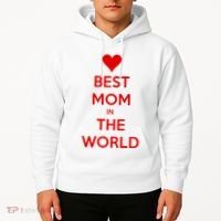 Best Mom In The World Heart Gift Hoodie thumb 2