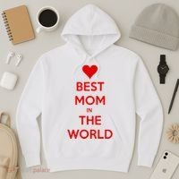 Best Mom In The World Heart Gift Hoodie thumb 3
