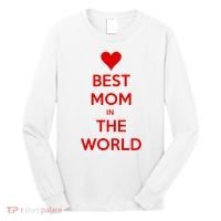 Best Mom In The World Heart Gift Long Sleeve Shirt thumb 0