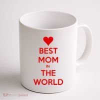 Best Mom In The World Heart Gift Coffee Mug thumb 1