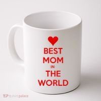 Best Mom In The World Heart Gift Coffee Mug thumb 0