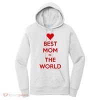 Best Mom In The World Heart Gift Women's Hoodie thumb 0
