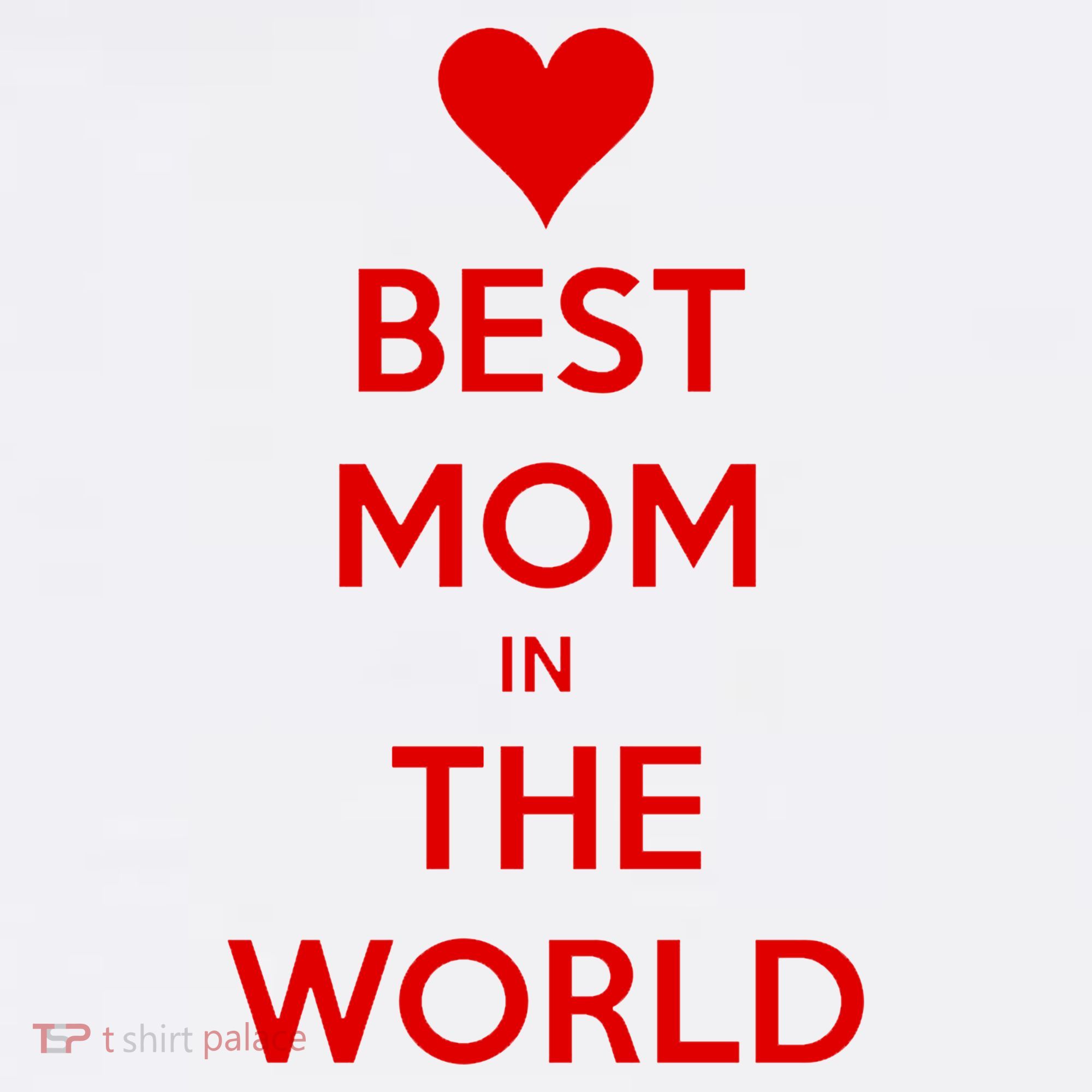Best Mom In The World Heart Gift Women's Hoodie