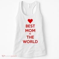 Best Mom In The World Heart Gift Women's Tank Top thumb 0