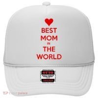Best Mom In The World Heart Gift Hat thumb 0