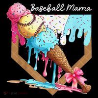 Baseball Mama Ice Cream Drip Baseball Mothers Day Coquette Coffee Mug thumb 5