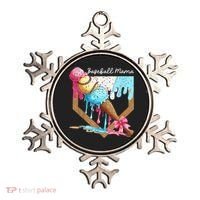Baseball Mama Ice Cream Drip Baseball Mothers Day Coquette Ornament thumb 0