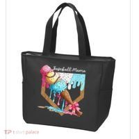 Baseball Mama Ice Cream Drip Baseball Mothers Day Coquette Tote Bag thumb 3
