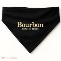 Bourbon Makes It Better USA-Made Doggie Bandana thumb 0