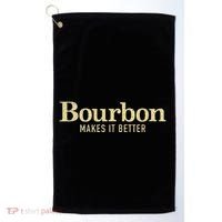 Bourbon Makes It Better Golf Towel thumb 0