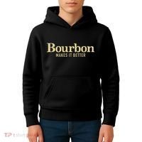 Bourbon Makes It Better Kids Hoodie thumb 4