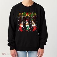 Bernese Mountain In Sock Xmas Reindeer Santa Elf Dog Gift Women's Sweatshirt thumb 0
